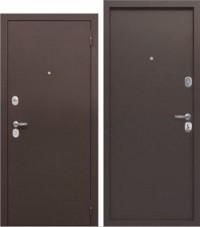 Дверь входная металлическая Тайга 7 см Металл/Металл Медный антик