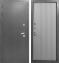 Дверь входная металлическая Дорстон Гранд Термо Антик серебро/ Лофт грей