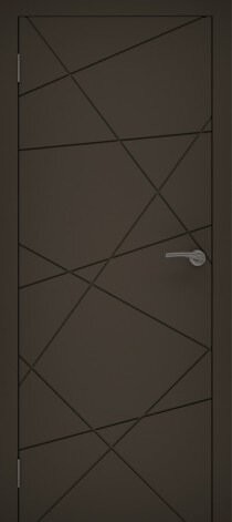 Дверь межкомнатная ПГ Эмаль 13 графит