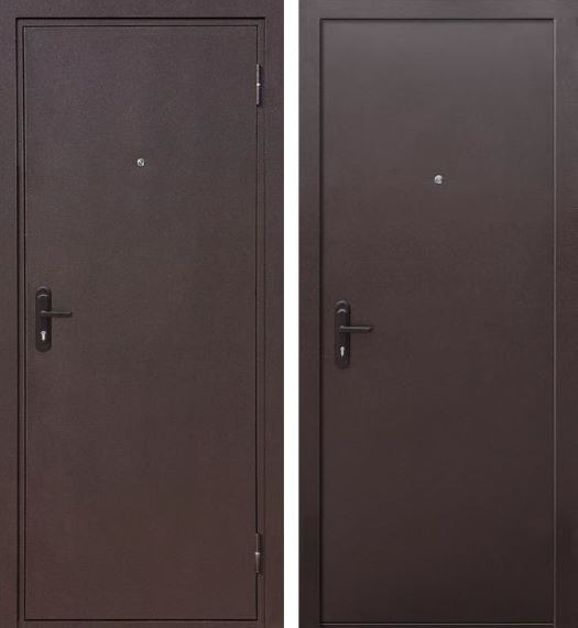 Дверь входная металлическая Тайга 5 см металл/металл